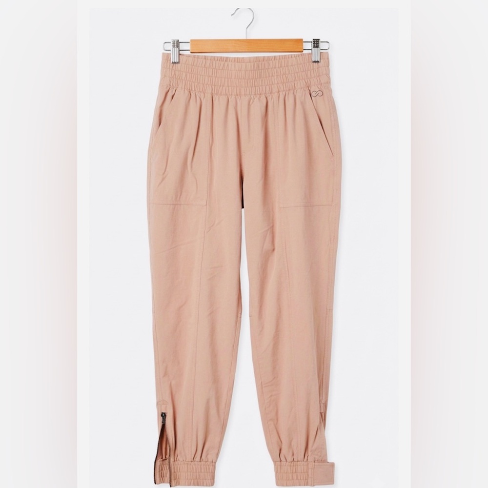 CALIA by Carrie Underwood Dusty Blush Elastic-Waist Jogger Pants